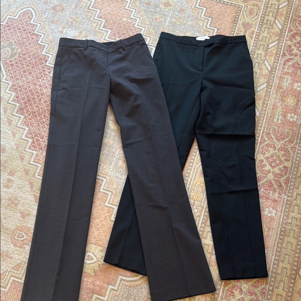 Elegant Black and Brown Women's Pants